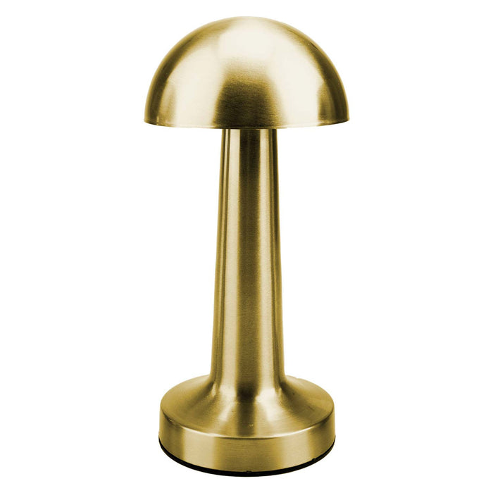 Touch Lamp Rechargeable 3 Light Settings 9cm x 22cm Brushed Gold X 1