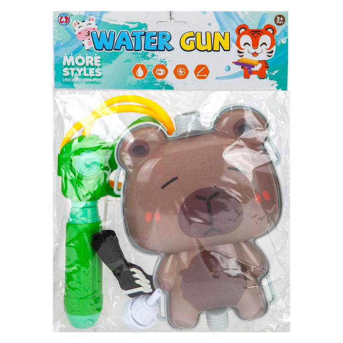 Water Gun Pistol Capybara Backpack Water Guns Adults Kids 16cm x 22cm Capybara X 1