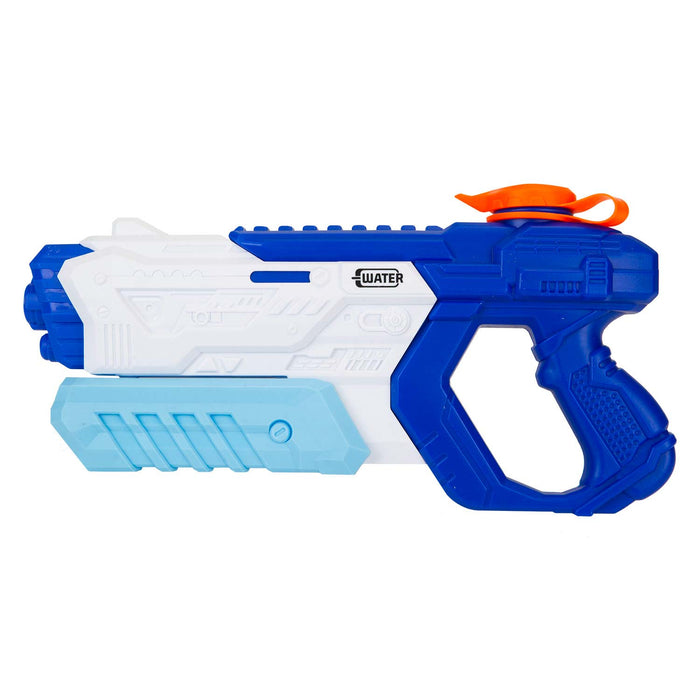 Pump Action Water Gun Pistol Water Guns Adults Kids 13cm x 17cm White-Blue X 1