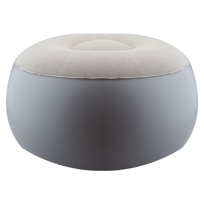 Inflatable Foot Stool Easy, Durable, Pack Away 55cm x 50cm Grey X 1