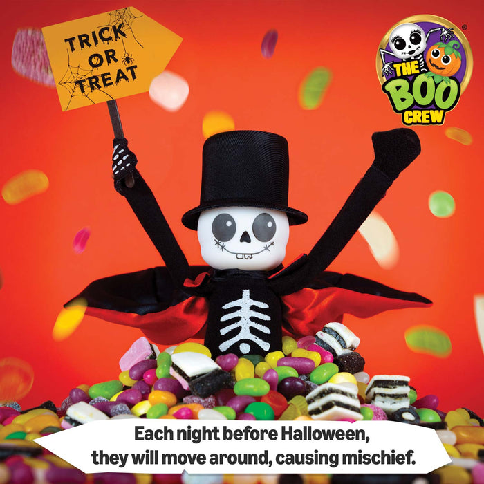 The Boo Crew Mr. Skelly-Bones Halloween Doll 30cm Plush Figure