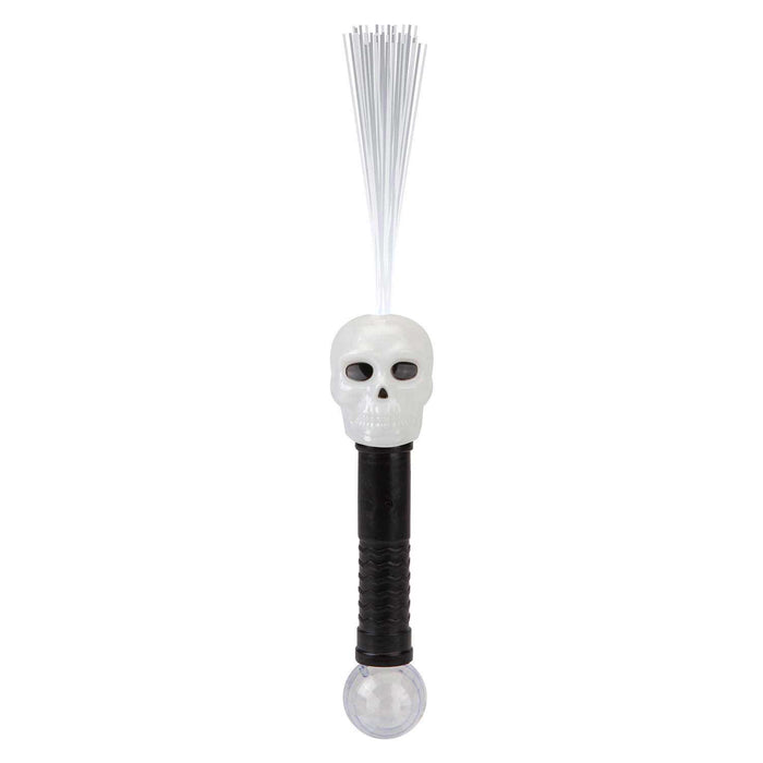Halloween Wand Fibre Optic Dand Held light 35cm x 5cm Multi X 1