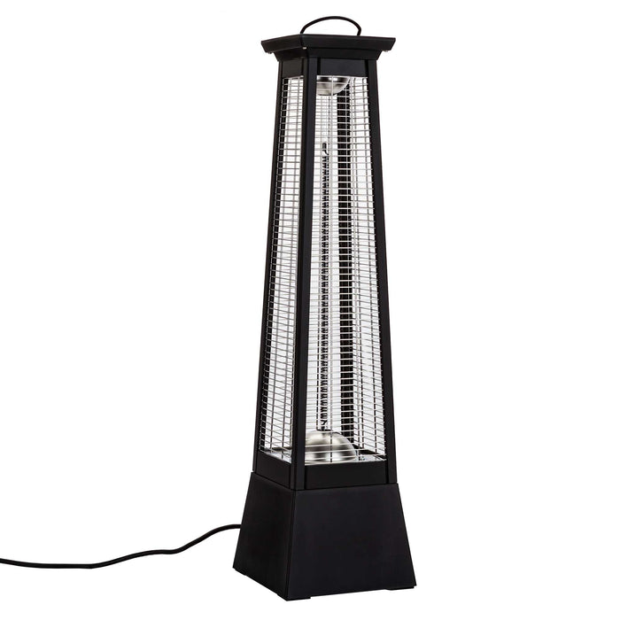 Floor Standing Tower Heater Tall Volcano Instant Heat Patio Lamp