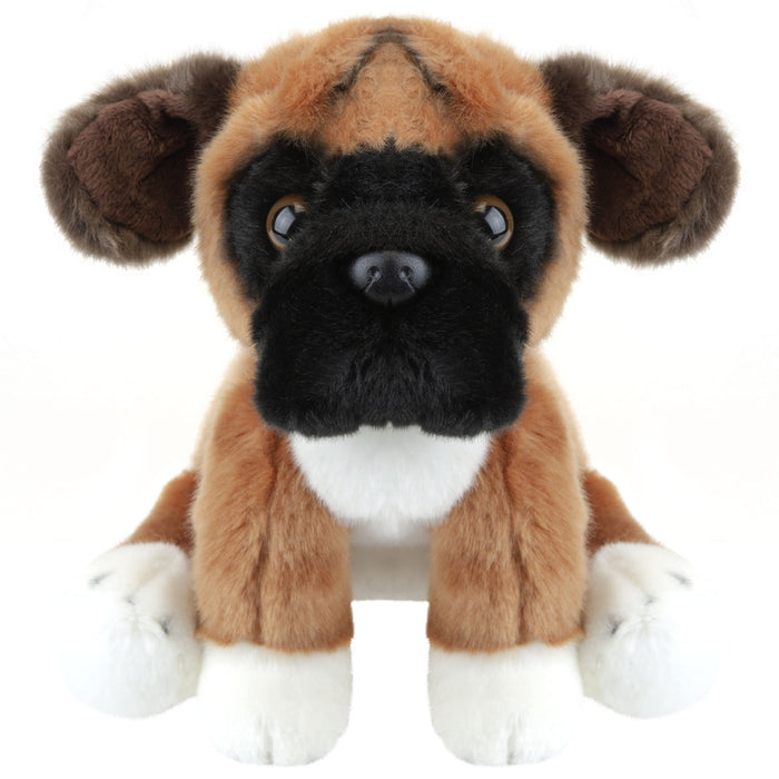 Boxer Dog 30cm Plush Lifelike Toy - Natural World Collection