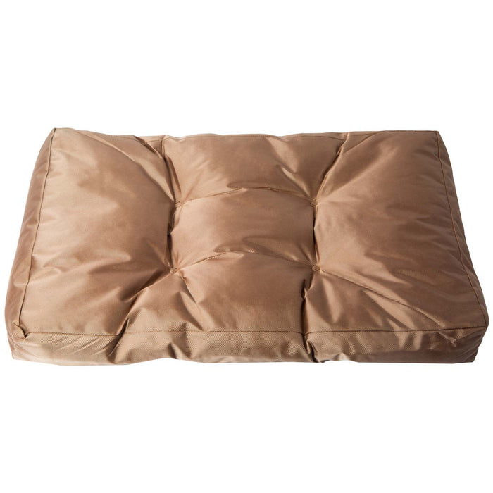 Crufts- Oxford Pet Mattress - Pet Bed - Large (Brown) 91x68x10cm.