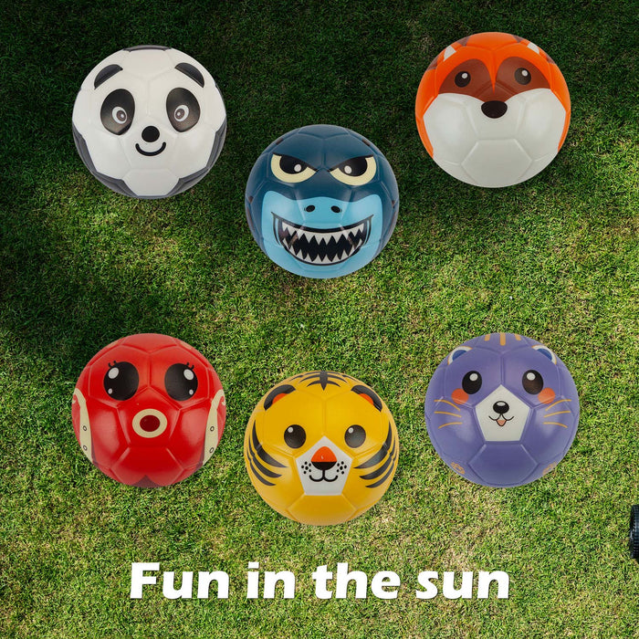 Animal Face Football Assorted Colours Outdoor Summer Garden Game