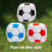 Mini Soft Football Outdoor Games Summer Activity 8cm x 8cm Multi Coloured X 1