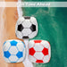 Mini Soft Football Outdoor Games Summer Activity 8cm x 8cm Multi Coloured X 1