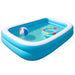 Blue Jumbo Family Pool, Large Paddling Pool