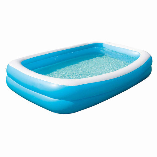 2m Jumbo Inflatable Rectangular Family Paddling Pool With Repair Kit