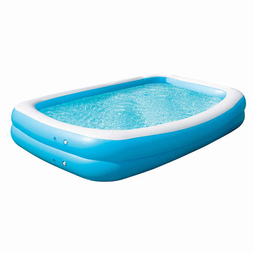 Large Paddling Pool Inflatable - 2. 6m Jumbo Family Pool, Blue