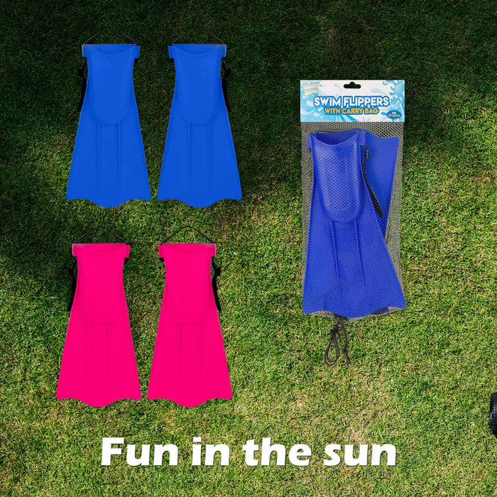 Swim flippers Swimming Blue or Pink