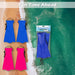 Swim flippers Swimming Outdoor Games Summer 27cm x 12cm Blue or Pink X 1