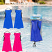 Swim flippers Swimming Outdoor Games Summer 27cm x 12cm Blue or Pink X 1