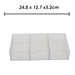 Cosmetics Holder 3 Section Makeup Organiser for Girls 24.8 x 12.7 x 5.2cm Clear