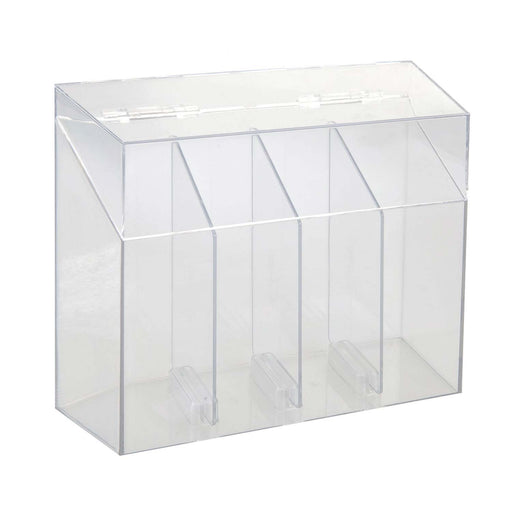 Cosmetics Holder Brush holder Makeup Organiser Girls 24.8 x 8.9 x 22.2cm Clear