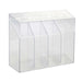 Cosmetics Holder Brush holder Makeup Organiser Girls 24.8 x 8.9 x 22.2cm Clear