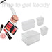 Cosmetics Holder Organiser Makeup Organiser for Girls 17 x 13 x 11cm Clear