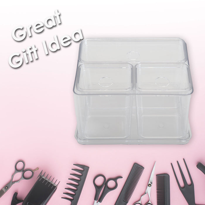 Cosmetics Holder Organiser Makeup Organiser for Girls 17 x 13 x 11cm Clear