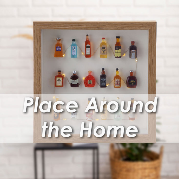 LED Frame Bottle Decoration Man Cave Novelty Décor Multicolour