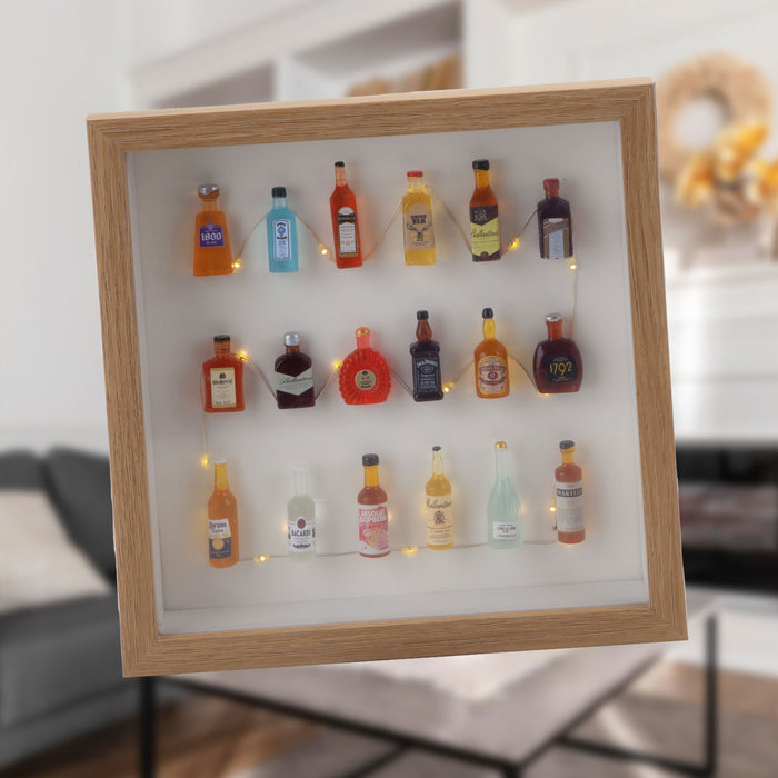 LED Frame Bottle Decoration Man Cave Novelty Décor Accessories Multi-Coloured