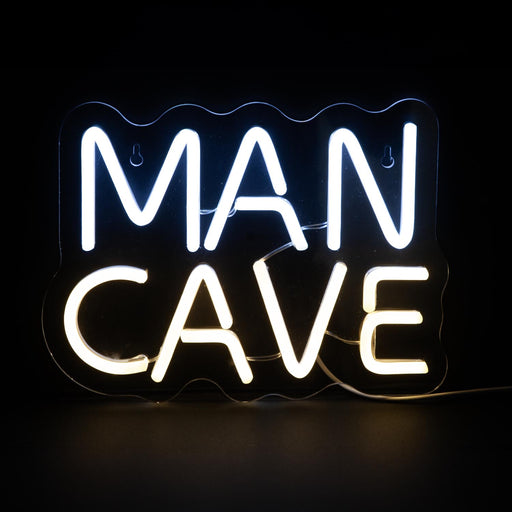 Man Cave Neon Sign USB Powered Best Dad Ever Fathers Day Gift