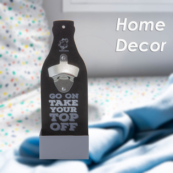 Bottle Opener Man Cave Novelty Décor 10 x Black