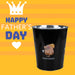 Man Cave Waste Bin Best Dad Ever Fathers Day Gift Fun Present, Bithday  Black