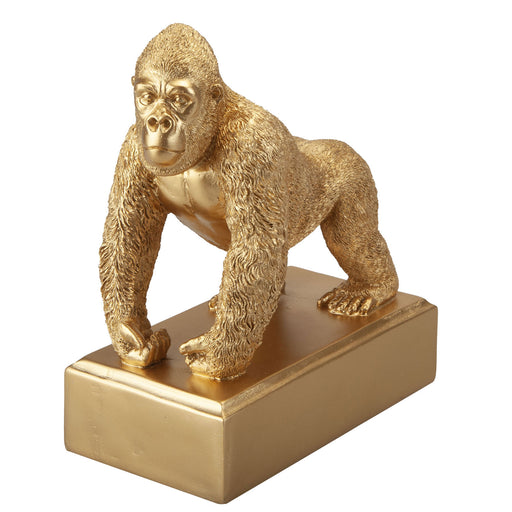 Ape Money Box Man Cave Décor Fun Ideal Accessories Home Bar 16cm Gold