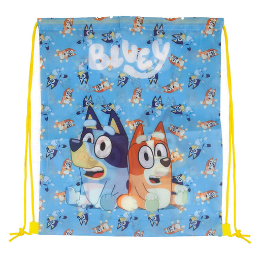 Bluey Drawstring Bag Blue Children's Accessory