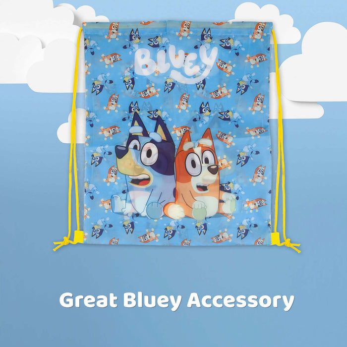 Bluey Drawstring Bag Blue Children's Accessory
