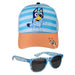 Bluey Baseball Cap Sunglasses Childrens Video Game Accessories 24cm x 17cm Blue