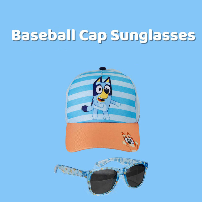 Bluey Baseball Cap Sunglasses Blue Children's Character Accessory