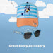 Bluey Baseball Cap Sunglasses Childrens Video Game Accessories 24cm x 17cm Blue