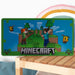 Minecraft Desk Mat Multicoloured Gaming Mat Multi - 35cm x 80cm