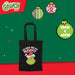 Grinch Christmas Tote Bag Festive Gift 30cm x 40cm Black X 1