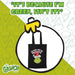 Grinch Christmas Tote Bag Festive Gift 30cm x 40cm Black X 1