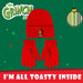 Grinch Christmas Hat and Gloves Gift One Size Stretch Fit Red X 1