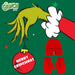 Grinch Christmas Hat and Gloves Gift One Size Stretch Fit Red X 1