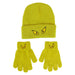 Grinch Christmas Hat and Gloves Gift One Size Stretch Fit Green X 1