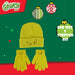 Grinch Christmas Hat and Gloves Gift One Size Stretch Fit Green X 1