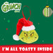 Grinch Christmas Tree Decoration Festive Gift 10cm x 8cm Green X 1