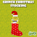 Grinch Christmas Stocking Festive Fireplace Gift 72cm x 30cm Red X 1
