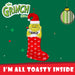 Grinch Christmas Stocking Festive Fireplace Gift 72cm x 30cm Red X 1