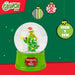 Grinch Christmas Snow Globe Festive Ornament 10cm x 8cm Green X 1