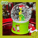 Grinch Christmas Snow Globe Festive Ornament 10cm x 8cm Green X 1