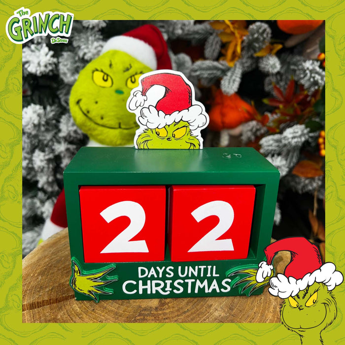 Grinch Christmas Decoration Festive Gift 16cm x 14cm Green X 1