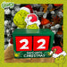 Grinch Christmas Decoration Festive Gift 16cm x 14cm Green X 1