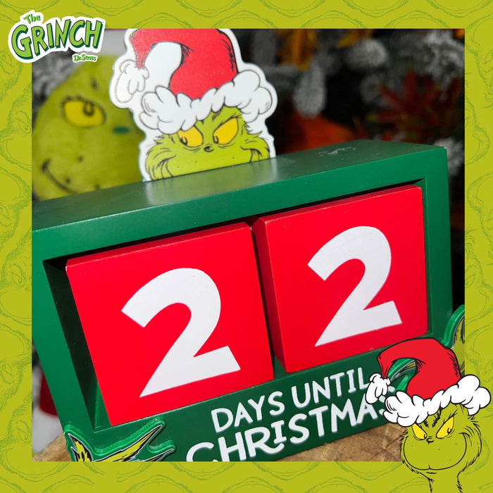 Grinch Christmas Decoration Festive Gift 16cm x 14cm Green X 1