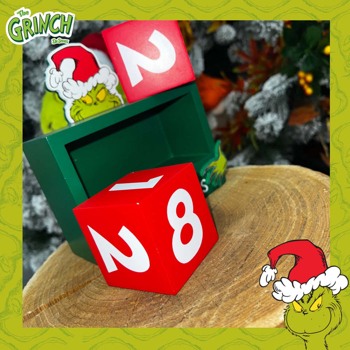 Grinch Christmas Decoration Festive Gift 16cm x 14cm Green X 1